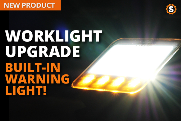 Neues Produkt - LED-Arbeitsleuchte mit integriertem Warnlicht